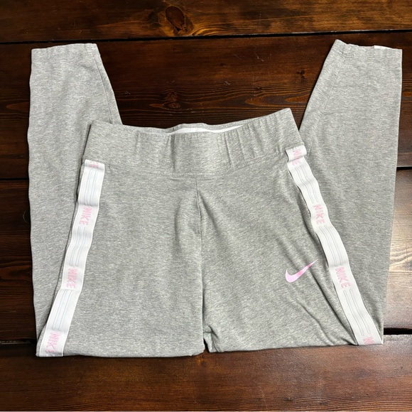 Nike Ultra Femme High Rise Leggings Gray Women’s Size Medium Yoga Athletic Gym - Picture 11 of 11